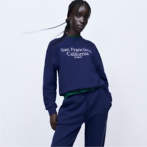 Zara Sweatsuit Set Crewneck/Joggers